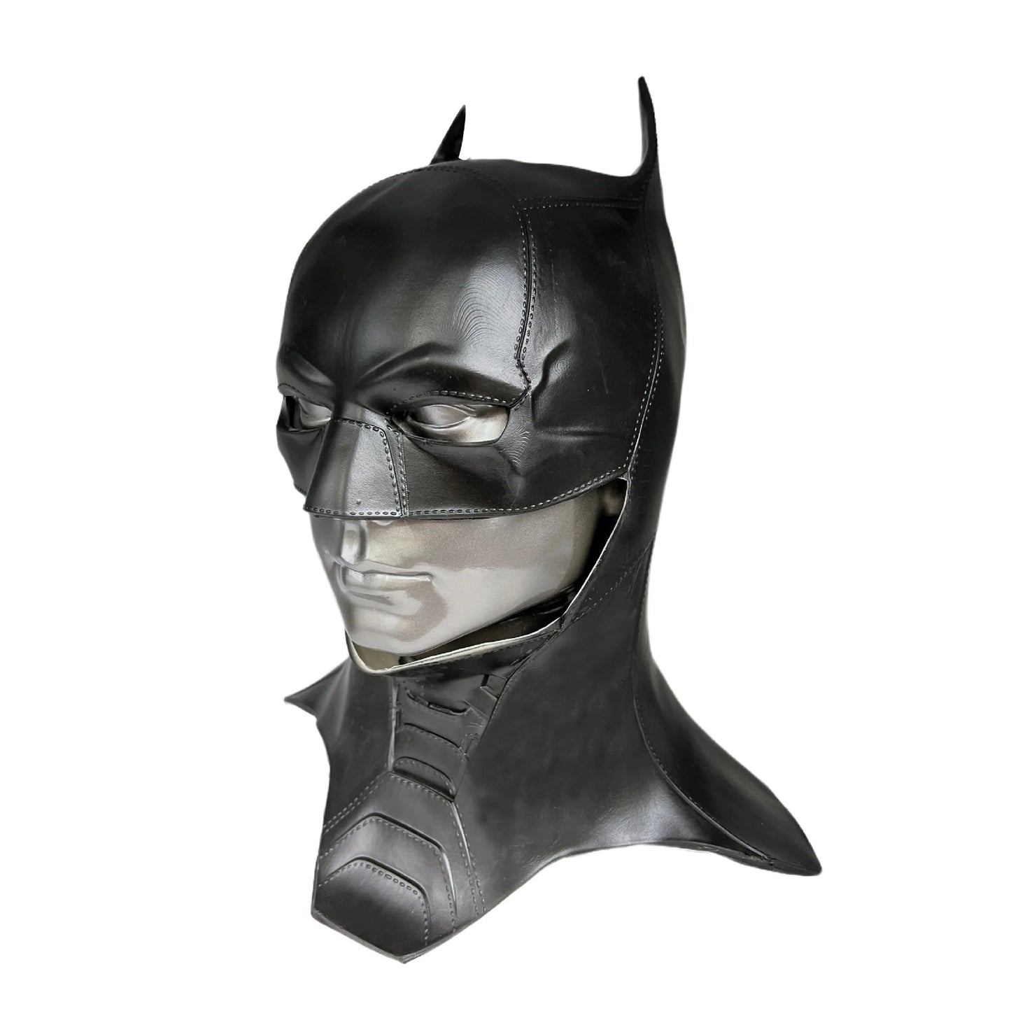 Cafele 2022 Batman Cosplay Costume for Men – Bruce Wayne Halloween Outfit with Black Latex Masquerade Mask