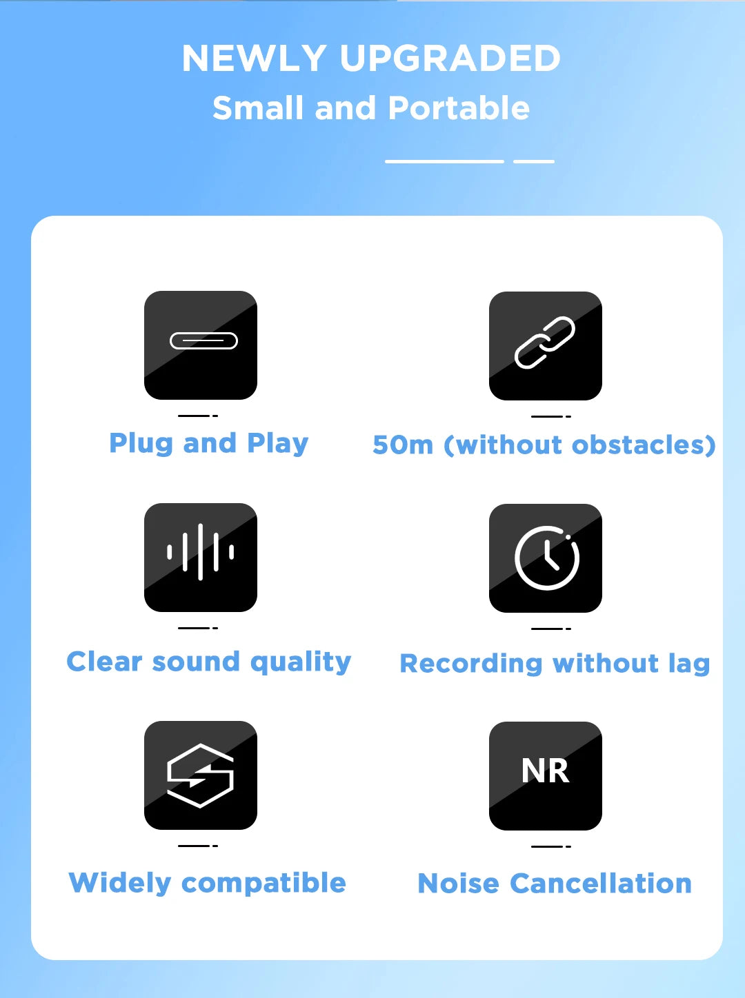 BOYA BY-V Wireless Lavalier Microphone – Professional Mini Mic for iPhone, iPad, Android, Live Broadcast, Gaming, Recording & Vlog