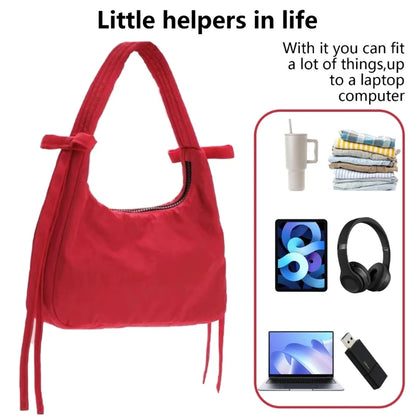 Nylon Handbag for Women – Casual Zipper Purse to Complete Your Look