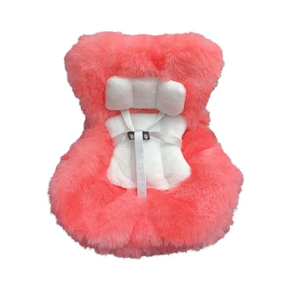 17cm Doll Seat Mini Sofa – Labubu Car Air Outlet Decoration & Doll Accessory Gift