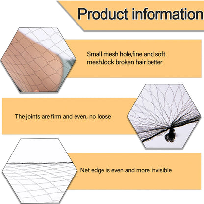 10PCS Invisible Bun Hair Nets – Breathable Mesh Wig Net for Women’s Hair Styling