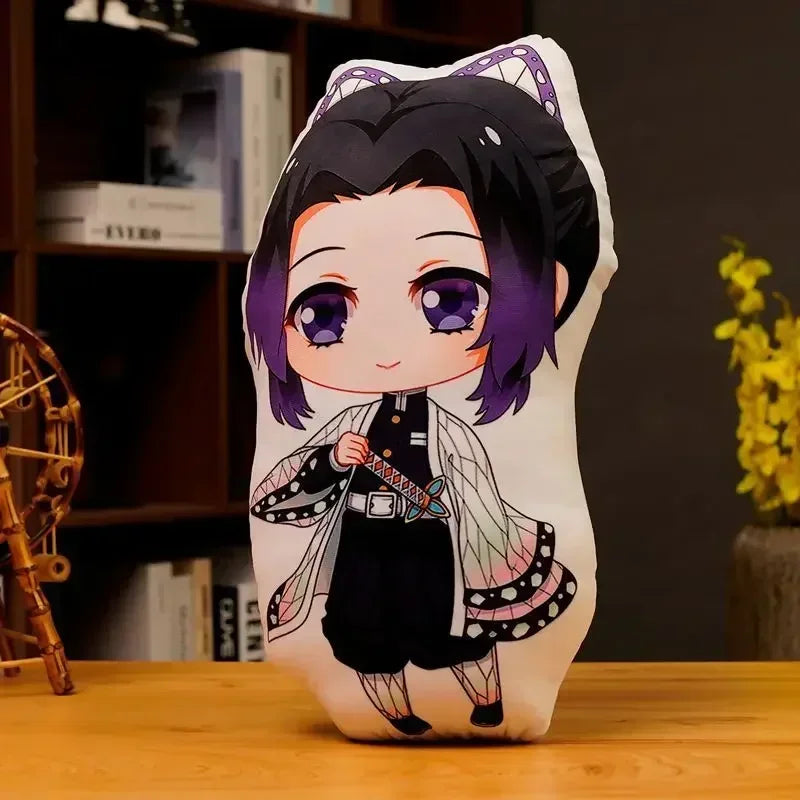 Demon Slayer Kimetsu no Yaiba Plush Cushion – Anime Dakimakura Pillow Tanjiro Nezuko Zenitsu Inosuke Kawaii Doll