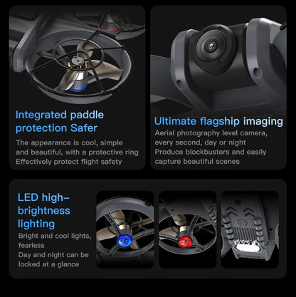 X266 Mini RC Drone – 8K HD Dual Camera, 6-Axis Headless Quadcopter with 360° Flip, Remote Control Helicopter Toy for Boys