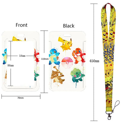 Neck Strap Lanyard for Keys and ID Cards – Badge Holder, Keychain, Key Rings, Fashion Accessory Gift