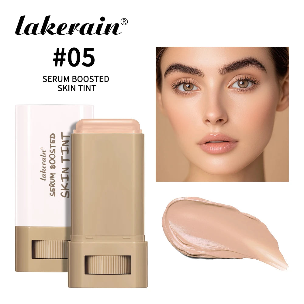 Waterproof Skin Tint Stick – Nourishing Tinted Foundation & Contour Balm for Face Makeup