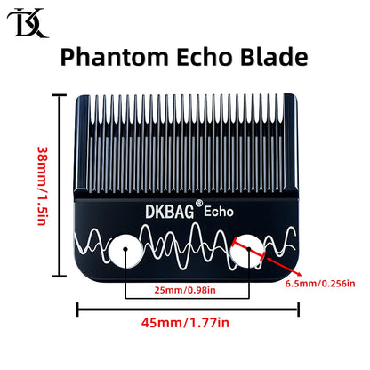 Professional Electric Clipper Replacement Blade - ECHO CRUNCH Compatible Barber Fade Blade