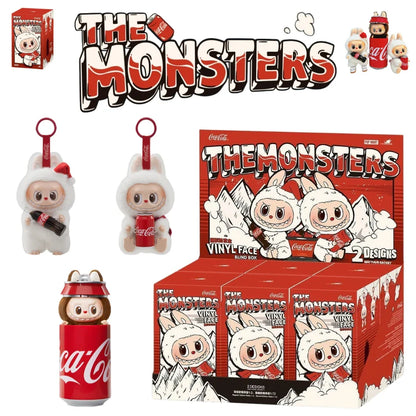 Monster Coca Cola Series Vinyl Doll – Labubu Action Figure Keychain Toy, New Year Surprise Gift for Kids