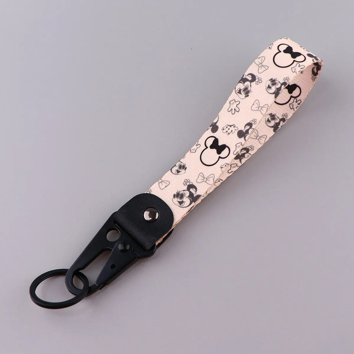 Mickey Mouse & Marie Cat Keychain – Eagle Beak Key Holder for Cars, Motorcycles & Backpacks
