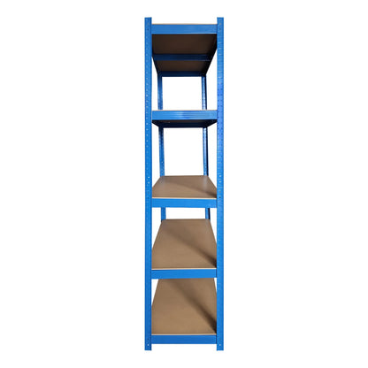 60"x28"x12" Heavy Duty 5-Tier Metal Storage Shelf Unit – Boltless Design, Easy to Assemble