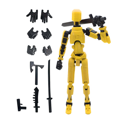 13-Joint Articulated Figure – Movable DIY 3D Printed Action Doll for Stop Motion & Animation