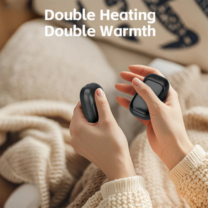 2-in-1 Portable Hand Warmers - Dual Magnetic Heating Set with 3 Adjustable Heat Settings for Winter Use