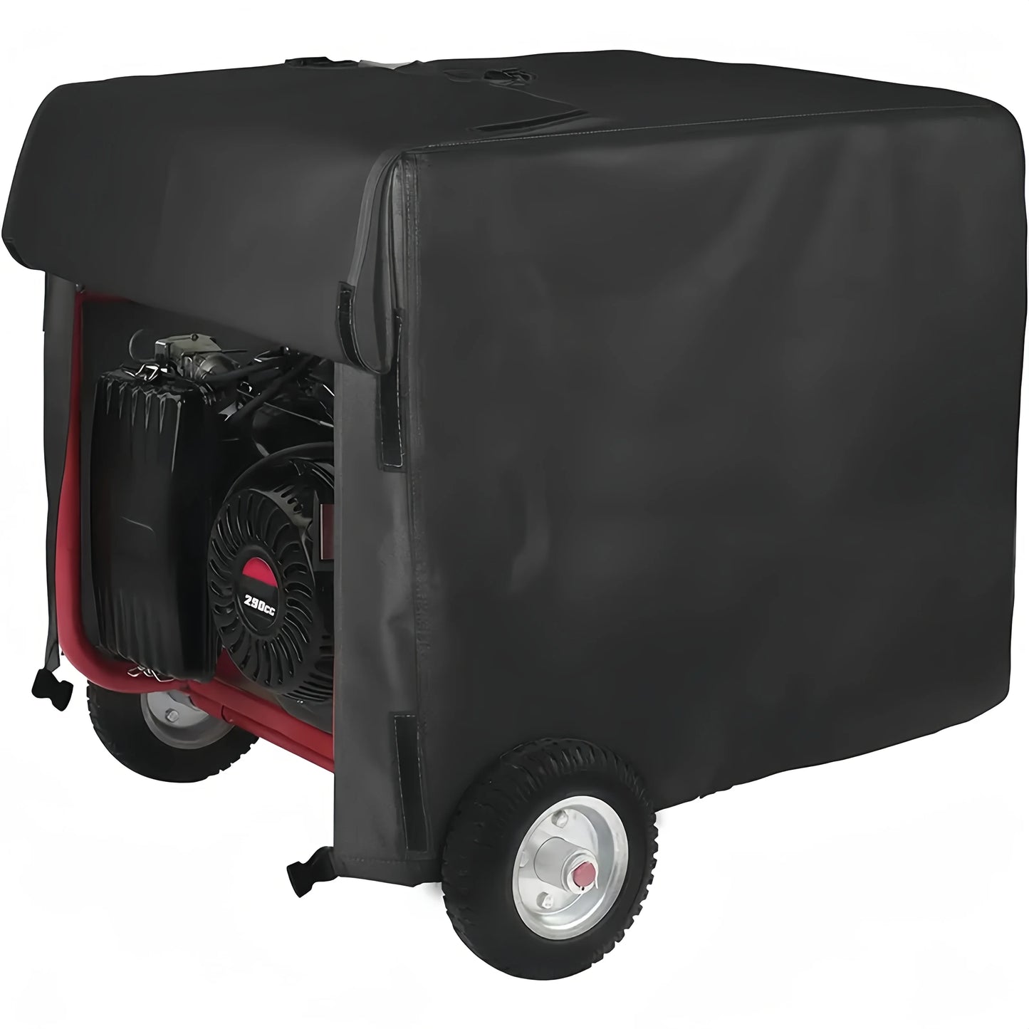 Heavy Duty Black Generator Cover – UV Resistant Waterproof Durable Outdoor Protection, Fits Most Generators for All-Weather Use