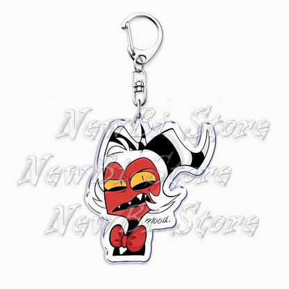 Helluva Blitzo Anime Keychain – Boss Pendant Bag Accessory & Fan Gift Keyring Jewelry