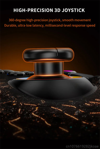 Lenovo S02 Wireless Bluetooth RGB Controller - Multi-Function Gamepad for Nintendo Switch OLED, Switch Lite, PC & Mobile