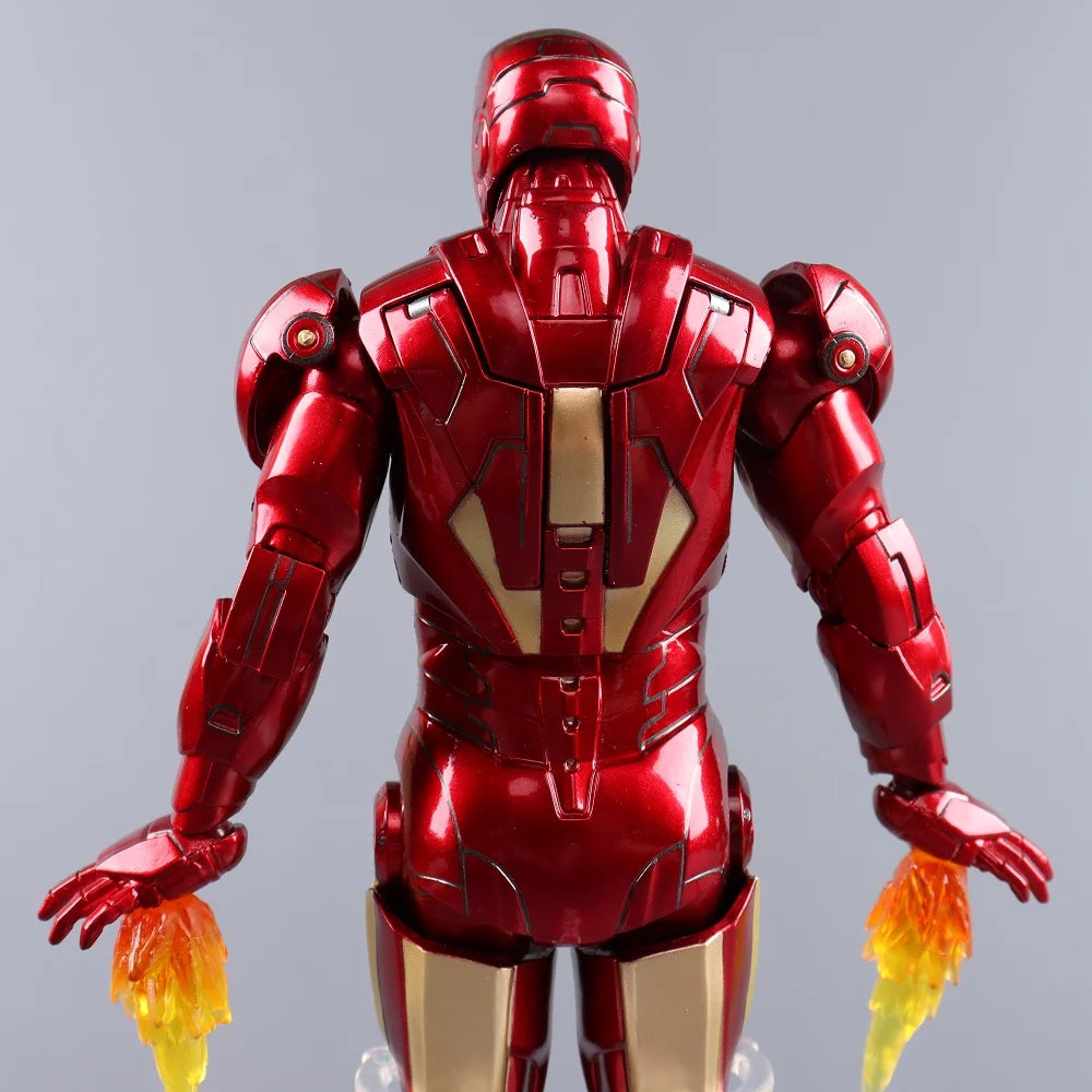 ZD Toys 7" Iron Man Action Figures – Joint Movable MK1 to MK50 Movie Collectible Dolls