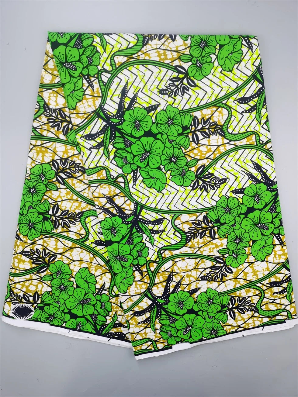 New Nigerian African Wax Fabric - 100% Cotton Real Wax Ankara Print High Quality Original Pagne Material