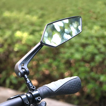 Adjustable Bicycle Rear View Mirror – Clear Wide Range Back Sight Reflector for Left and Right Handlebar