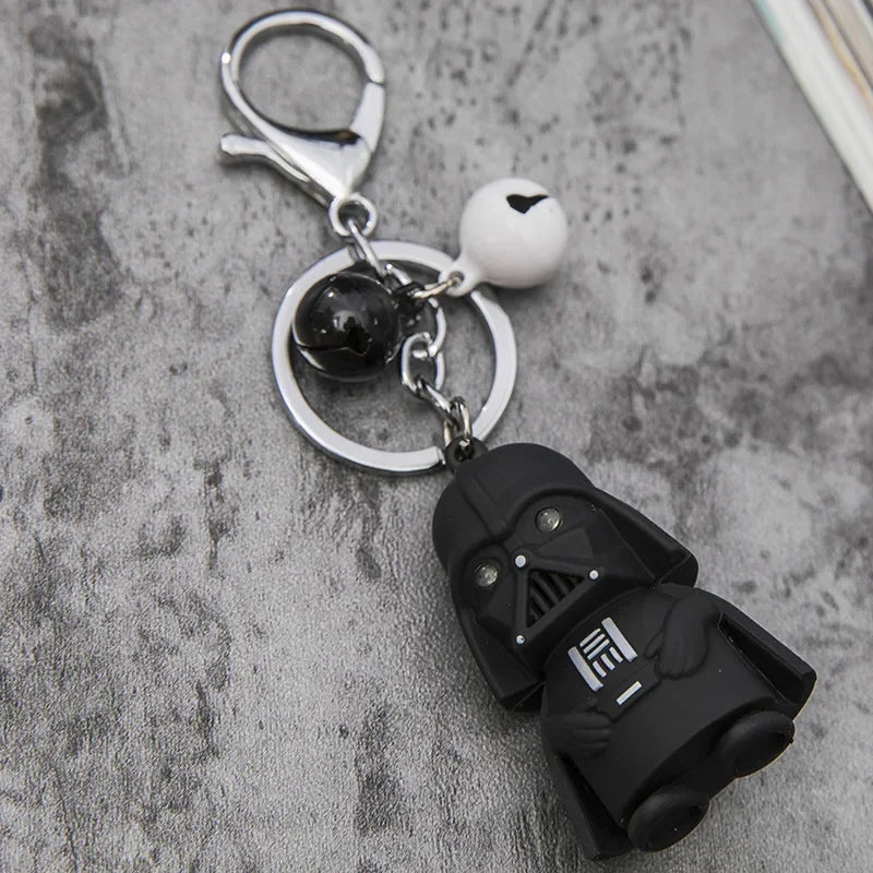 LED Sound Light Darth Vader Keychain – Mini Figurine Gift for Star Wars Fans