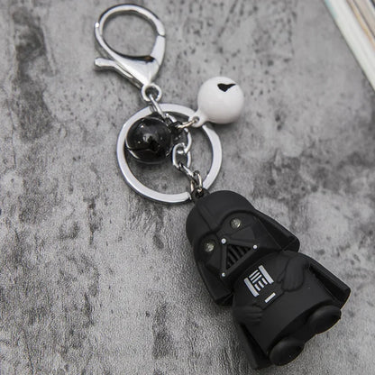 LED Sound Light Darth Vader Keychain – Mini Figurine Gift for Star Wars Fans