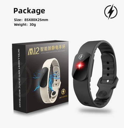 M12-SE Wireless Anti-Static Car Bracelet – Human Body Static Eliminator Wristband for Men & Women Accessories