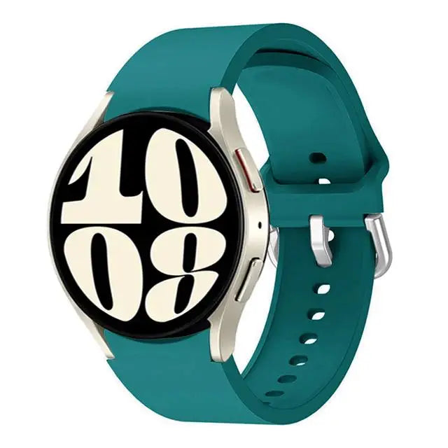 Samsung Galaxy Watch Silicone Sport Band - Replacement Strap for Galaxy Watch 4, 5, 6, 7, 5 Pro and Classic 40mm, 44mm, 45mm