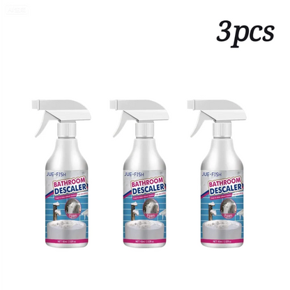 Powerful Bathroom Descaling Spray - Stubborn Stain, Rust, and Limescale Remover for Showerheads, Bathtubs, and Toilets