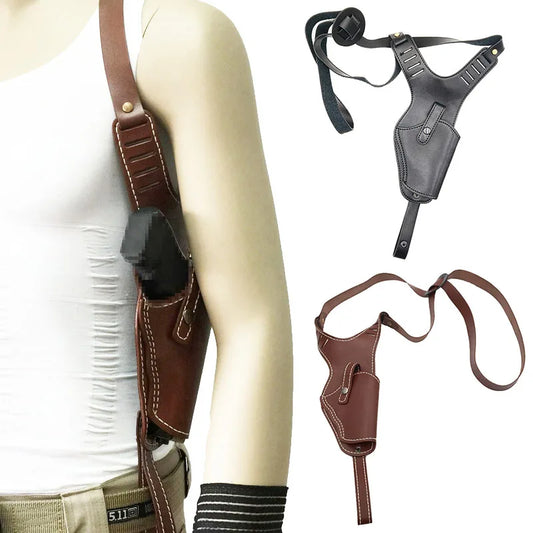 Tactical Shoulder Holster - Underarm Concealed Handgun Carry Pouch with Magazine Holder for Hunting & Outdoor Use
