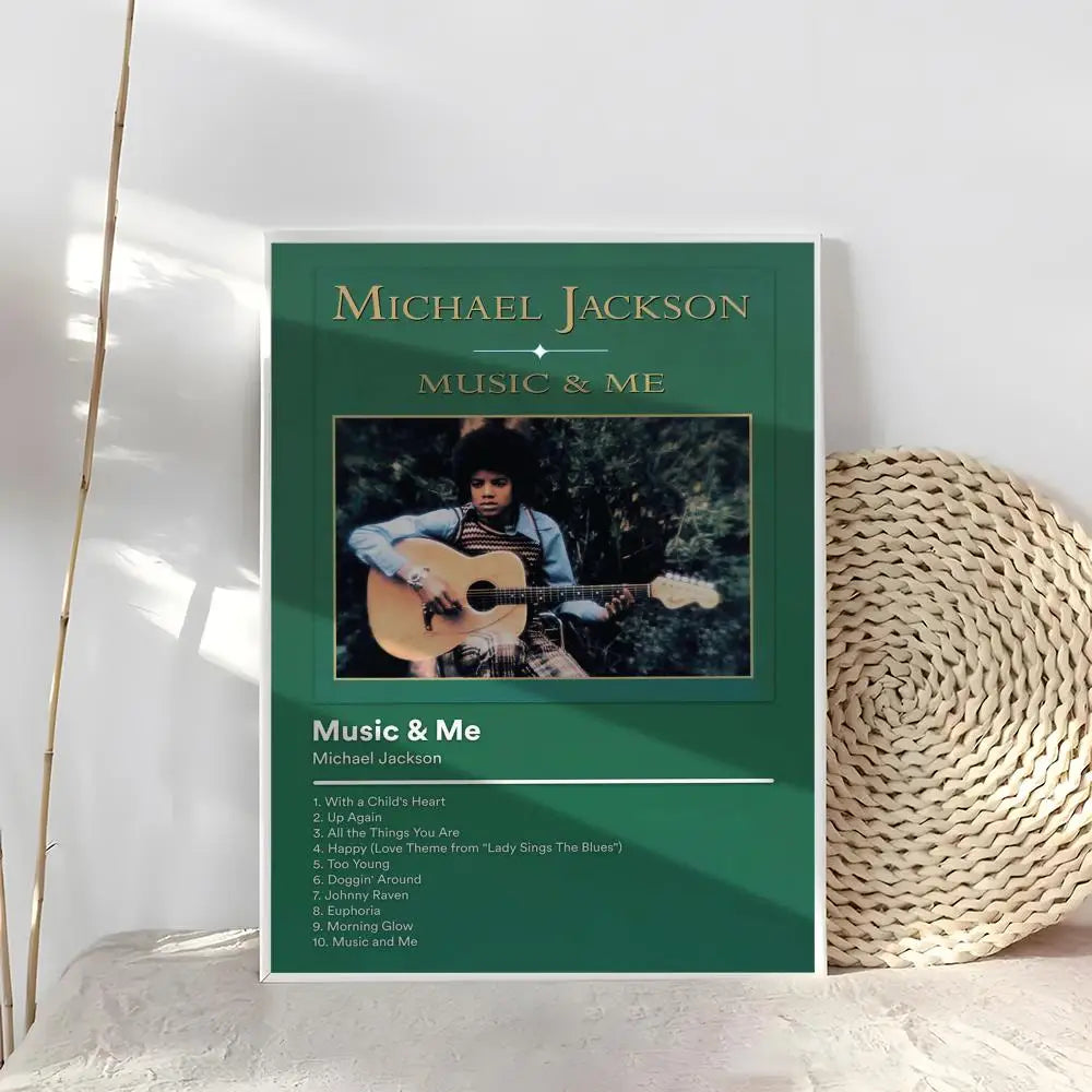 Michael Jackson Aesthetic Wall Art Poster - Modern Music Legend Print for Bedroom, Living Room & Office Decor