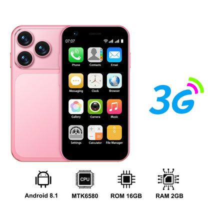 SERVO 18SE Mini Smartphone - 3G Android Phone with 2GB RAM, 16GB Storage & Dual SIM