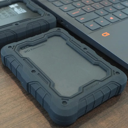 FATBEAR Rugged Shockproof HDD Case - Military-Grade Protective Cover for Western Digital WD Elements SE