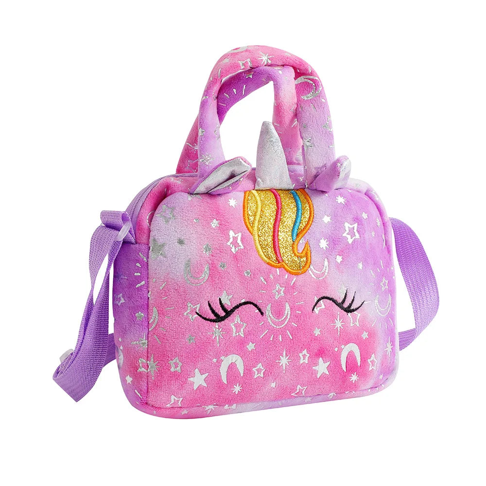 Cute Unicorn Handbag for Girls - Sweet Kids Crossbody Shoulder Bag, Small Purse & Birthday Gift