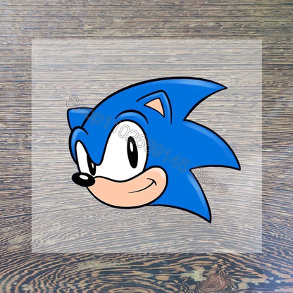 Sonic Cartoon Iron-On Patches – DIY Heat Transfer Anime Stickers for Clothing & Custom T-Shirts