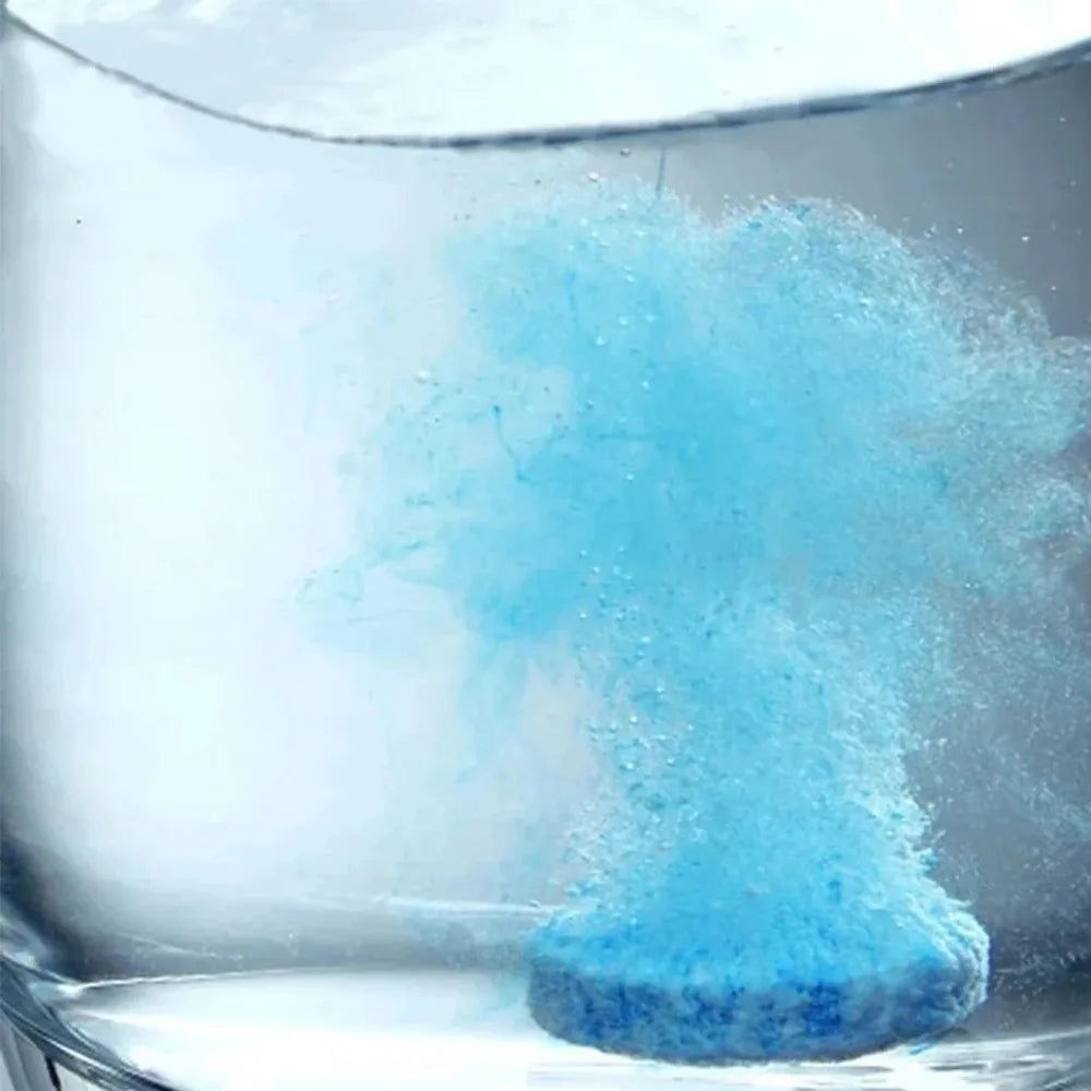 Car Windshield Glass Washer Tablets | Concentrated Effervescent Fluid for Car Wipers & Window Cleaning