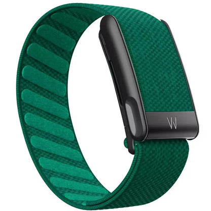 Whoop 5.0 Compatible Nylon Wristband - Black, Silver & Gold Woven Elastic Sports Replacement Strap