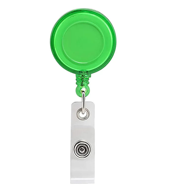10pcs Retractable Badge Reels – Lanyard ID Holders for Office, School & Events