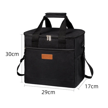 15L Collapsible Cooler Bag – Large Insulated Picnic Lunch Bag for Outdoor Travel, Camping, BBQ & Family Party