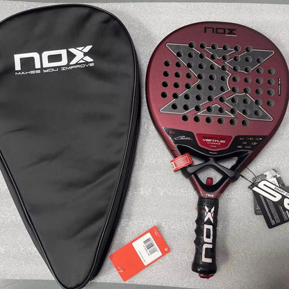 NOX Padel Tennis Racket - Carbon Fiber Diamond-Shaped EVA Sports Racquet