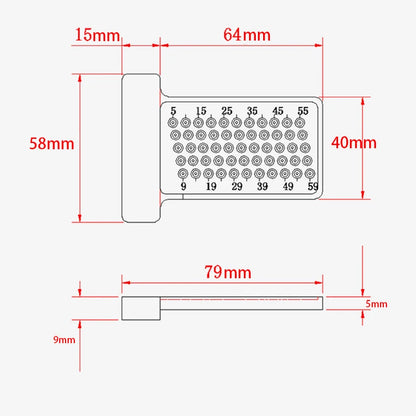Precision T60 Square Ruler: Professional Aluminum Framing for Woodworking & Carpentry