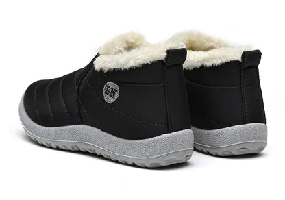 Men’s Winter Ankle Boots — Warm Fur Lined Snow Boots, Casual Shoes for Men and Couples
