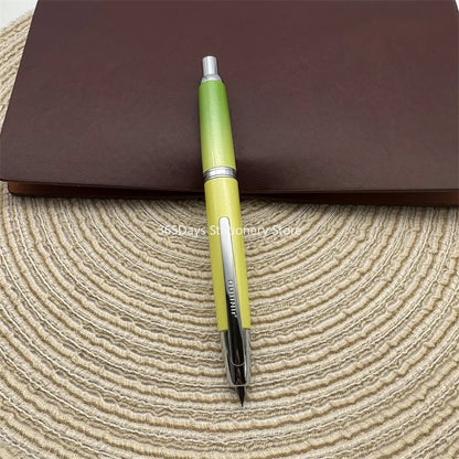 Jinhao 10 Limited Edition Gradient Fountain Pen — Retractable Press, EF/F Nib with Ink Converter, Writing Gift Pen