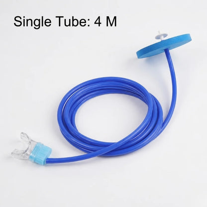 Full Dry Snorkel Breathing Tube - Foldable Anti-Choking Scuba & Swimming Training Gear (1–4M)