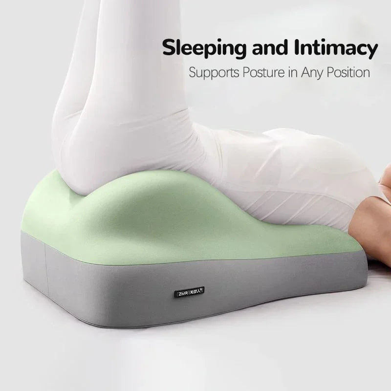 Multi-Functional Ergonomic Bed Pillow - Memory Foam Waist, Tummy & Wedge Support Cushion