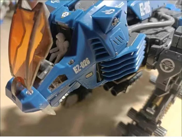 BT ZOIDS RPZ-03 Shield Liger Model Kit — 1:72 Scale Full Action Plastic Building Blocks for Birthday & Christmas Gifts