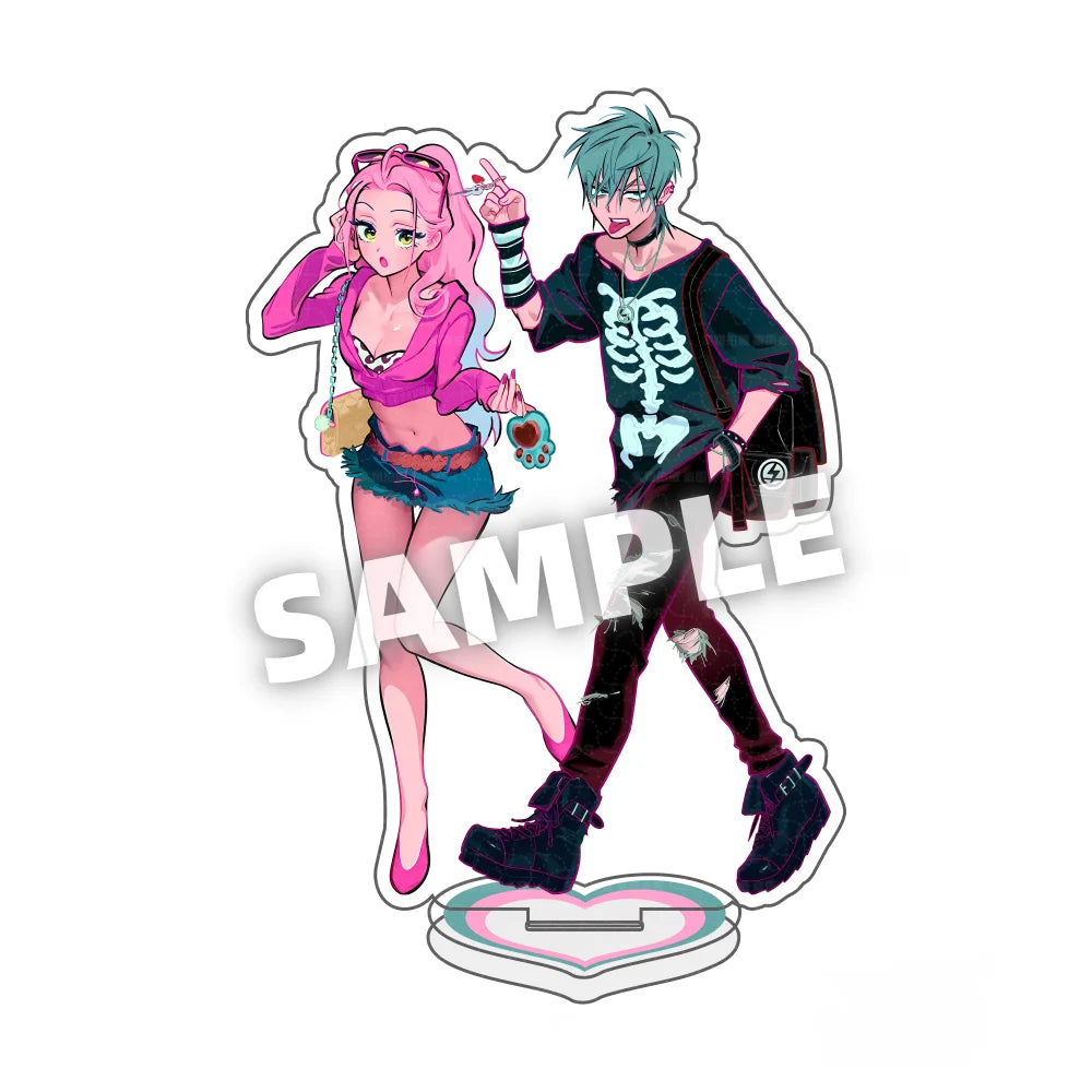Anime Alien Stage Acrylic Stand Figure - Ivan Till Luka Sua Mizi Desktop Ornament Keychain Collectible Gift