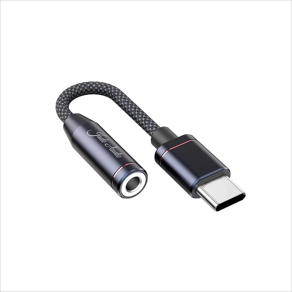 FIIO JadeAudio JA11 USB-C to 3.5mm Headphone Adapter — Hi-Res DAC Audio Cable for Phones