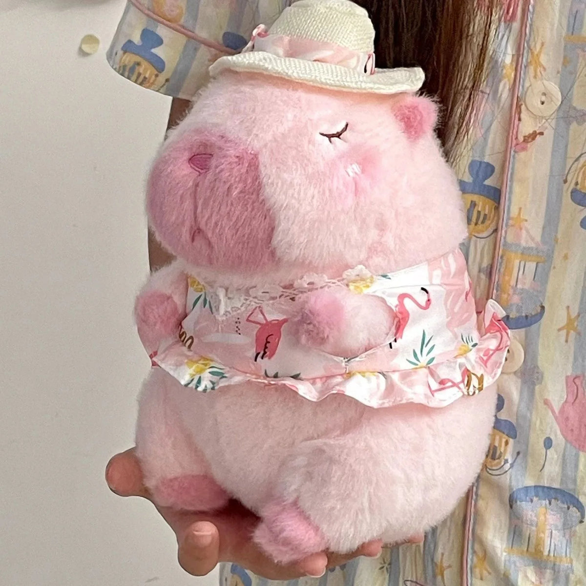 Capybara Plush Toy - 23cm Soft Cute Stuffed Animal Doll for Kids & Holiday Gifts