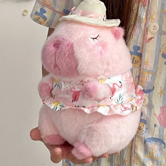 Capybara Plush Toy - 23cm Soft Cute Stuffed Animal Doll for Kids & Holiday Gifts