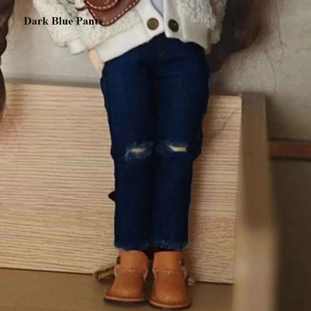 Casual DIY Doll Clothes — Handmade Cute T-Shirt, Vest & Jeans Outfit for Licca OB24/26/27 Dolls
