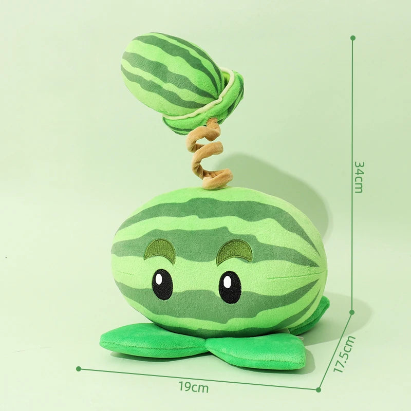 Plants vs Zombies Plush Toy Set – Sunflower, Peashooter & Kernel-pult Soft Figures Pillow for Kids Christmas Gift