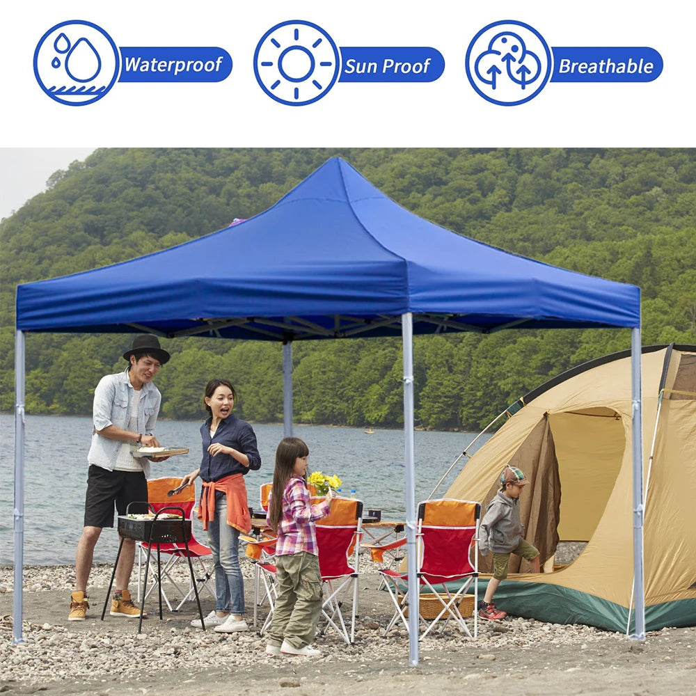 Outdoor Tent Sidewall with Window – Waterproof, Wear-Resistant, UV-Resistant Curtain for Camping Tents